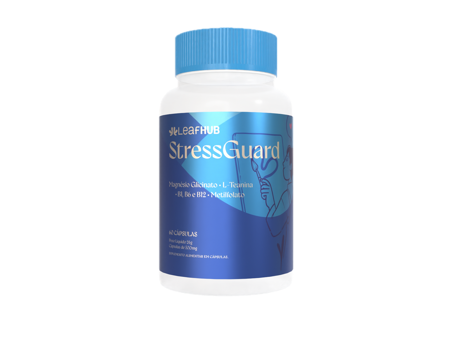 StressGuard - L-Teanina Magnésio B12 - Estresse e Ansiedade